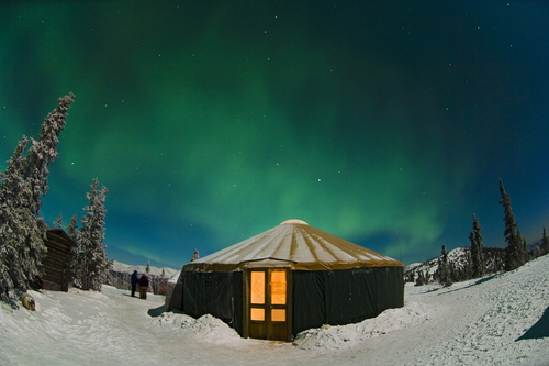 Aurora over Charley Dome, Chena Hot Springs Alaska