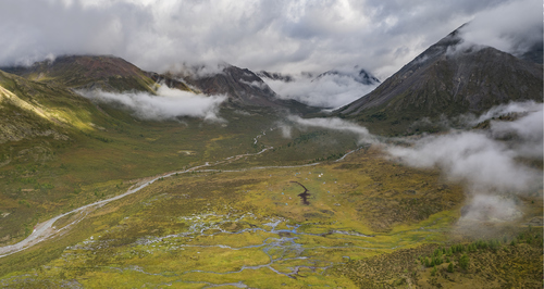 The Tsaatan camp