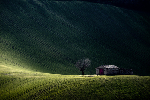 the old farmhouse