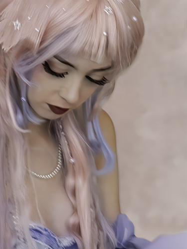 Pensive in Pastel