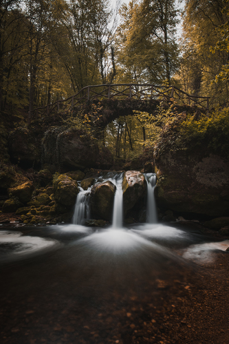 The little waterfall