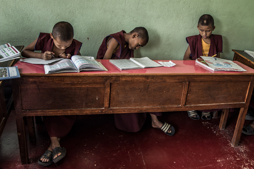 Young monks in Nepal