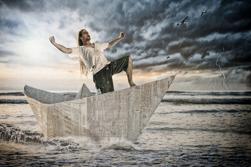 The Fool on the Paper Boat