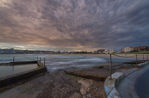 Bondi Sunset Australia.