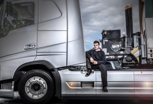 Young Truck Driver