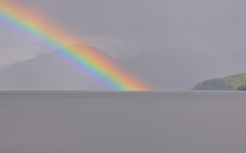 The End Of Storm At Sea