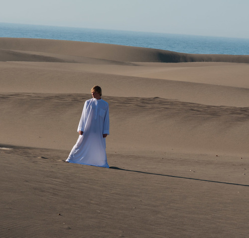 Figure On The Dunes