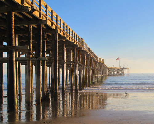 Flag at end of Pier