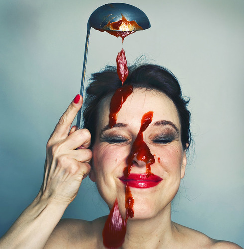 Soup, self-portrait