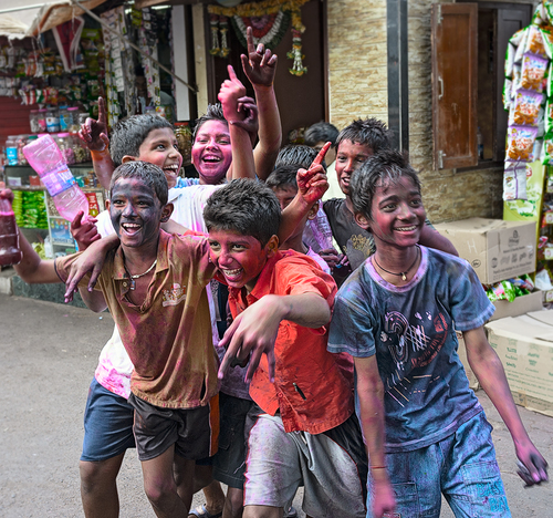 Celebrating Holi