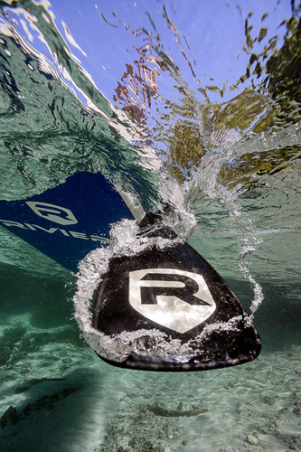 Standup paddler from below