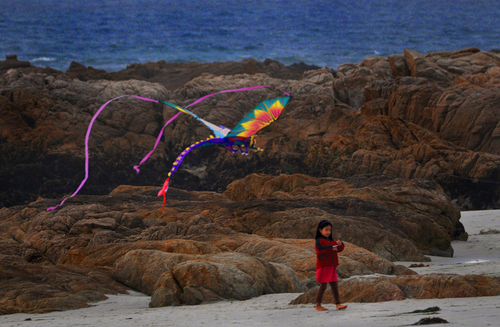 Girl with the Dragon Kite