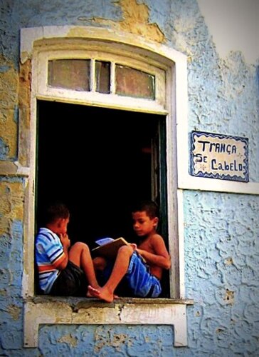 Brazilian Boys With Books