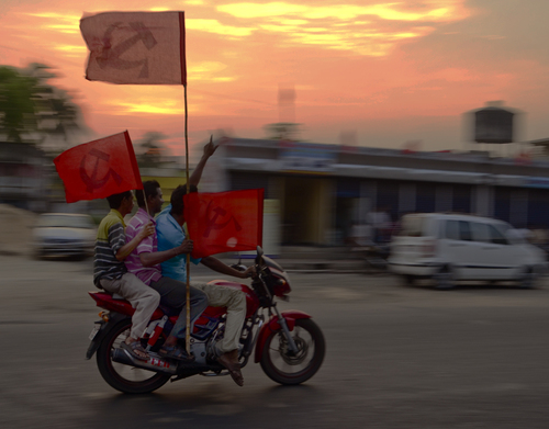 Communist rally