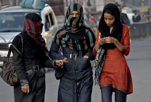 Three women