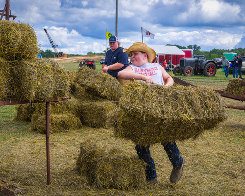 Bailing Hay