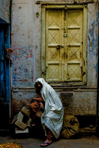 Woman and the Door