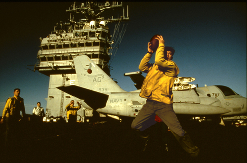 Flight deck football