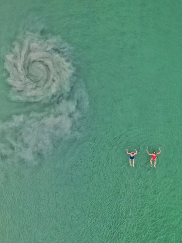 The sand swirl