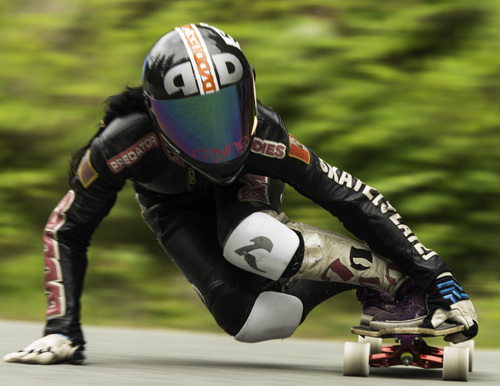 Female Longboard Racer