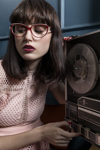 Listen to the tape recorder