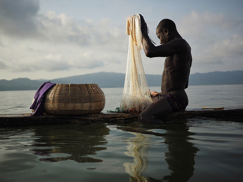 Lake Bosumtwi Fisherman