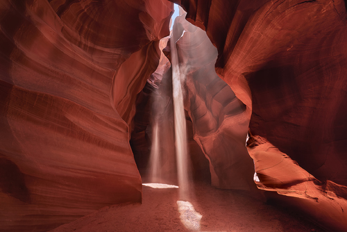Antelope Canyon Double Sunbeams