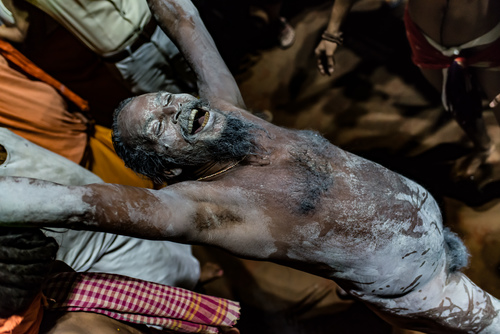 Sadhu in ecstasy