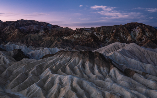 Sunrise at Zabriskie Point