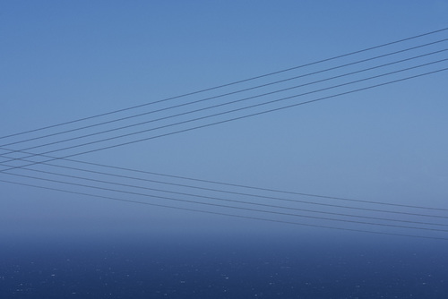 Blue and Lines