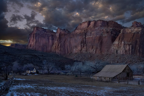 Lonely Winter Ranch