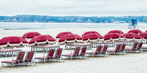 Coronado Beach Umbrellas