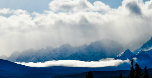 Snow Storm in the Rockies