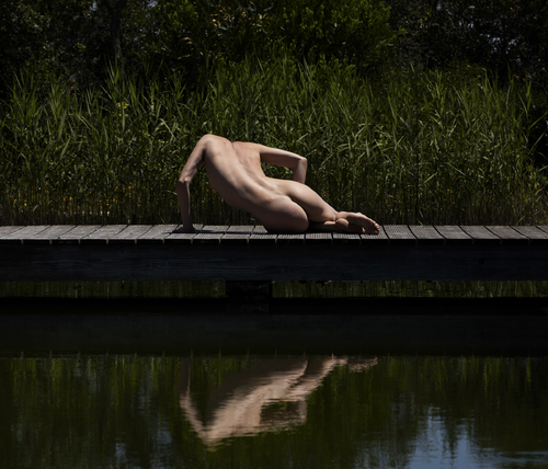 Nude on Pier