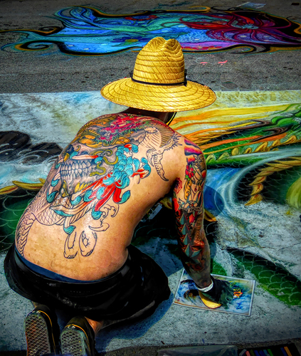 Tattooed Painter