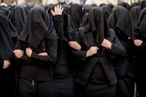 Women in black