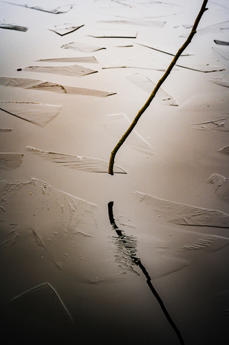 frozen lake