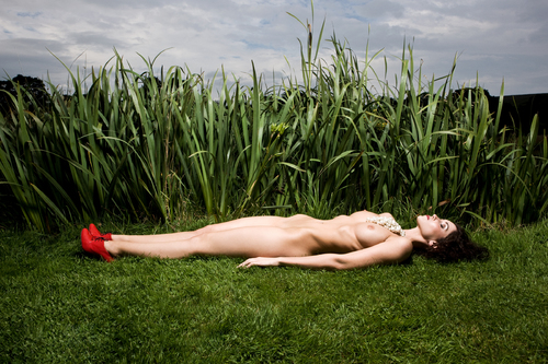 The red shoes