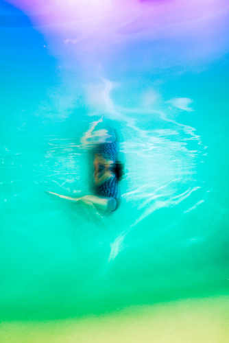 Underwater rainbow