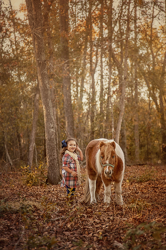KinsleKate with her pony Gracie