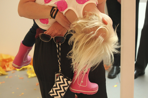 Pink Black and Blonde