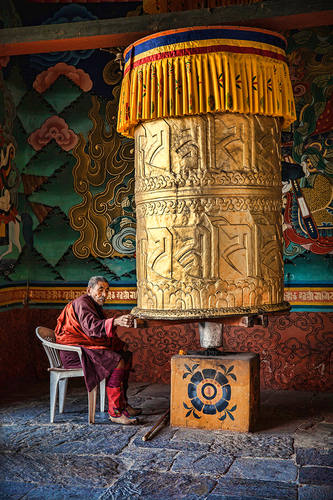 Turning The Prayer Wheel