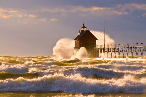 Big crash at Grand Haven