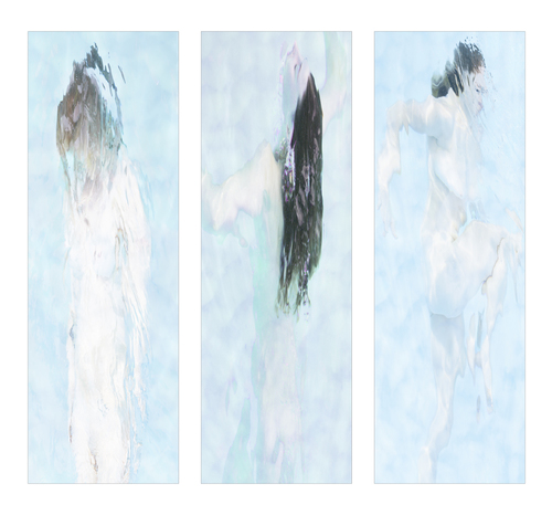 Swimmers Triptych