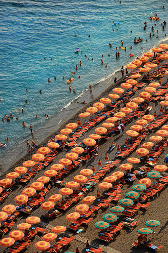 Positano Beach Scene I