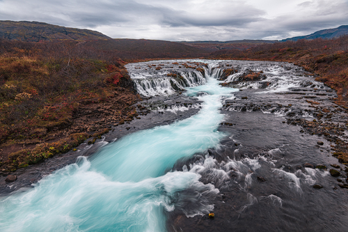 Brúarfoss In Autumn