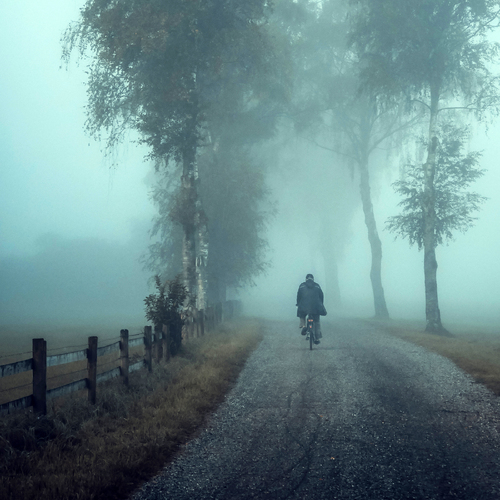 The man and his bike