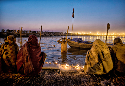 Ablutions at dawn