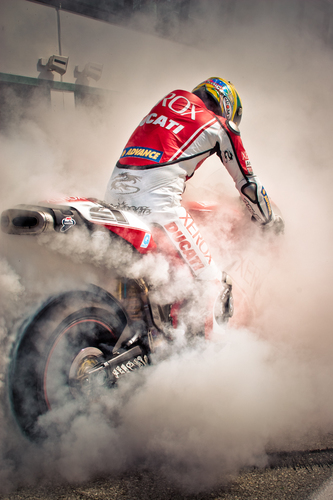 Troy Bayliss Burnout