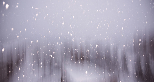 snowing